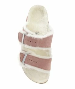 Birkenstock Mules Arizona Fourrure Cuir Pink Clay, Modèle Étroit -Golden Goose-boutique birk145190 pck20220810 2