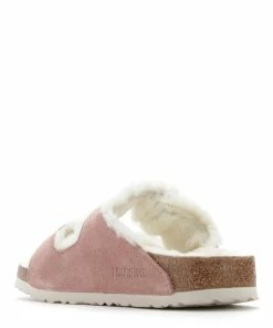 Birkenstock Mules Arizona Fourrure Cuir Pink Clay, Modèle Étroit -Golden Goose-boutique birk145190 pck20220810 3