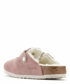 Birkenstock Sabots Boston Fourrure Cuir Pink Clay, Modèle Étroit 10 Birkenstock Sabots Boston Fourrure Cuir Pink Clay, Modèle Étroit -Golden Goose-boutique birk145191 pck20220810 3