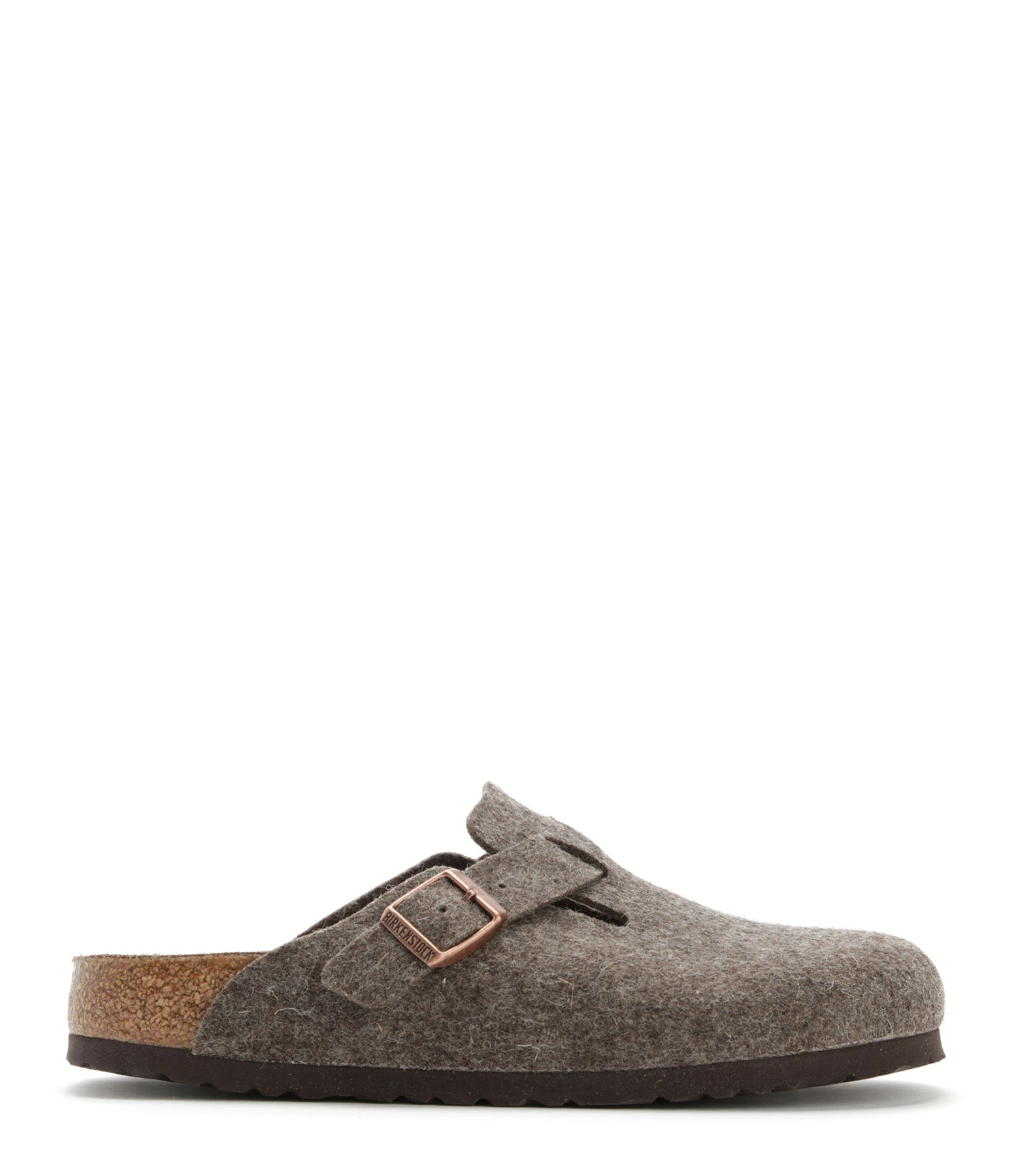 Birkenstock Sabots Boston Laine Cacao, Modèle Étroit 3 Birkenstock Sabots Boston Laine Cacao, Modèle Étroit