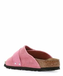 Birkenstock Mules Kyoto Cuir Suédé Candy Pink -Golden Goose-boutique birk149106 pck20230224 3