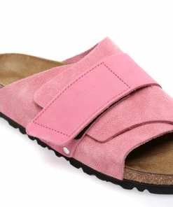 Birkenstock Mules Kyoto Cuir Suédé Candy Pink -Golden Goose-boutique birk149106 pck20230224 4