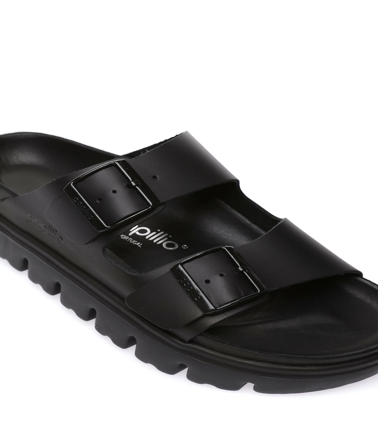 Birkenstock Sandales Arizona Chunky Cuir Noir 5 Birkenstock Sandales Arizona Chunky Cuir Noir – Image 3