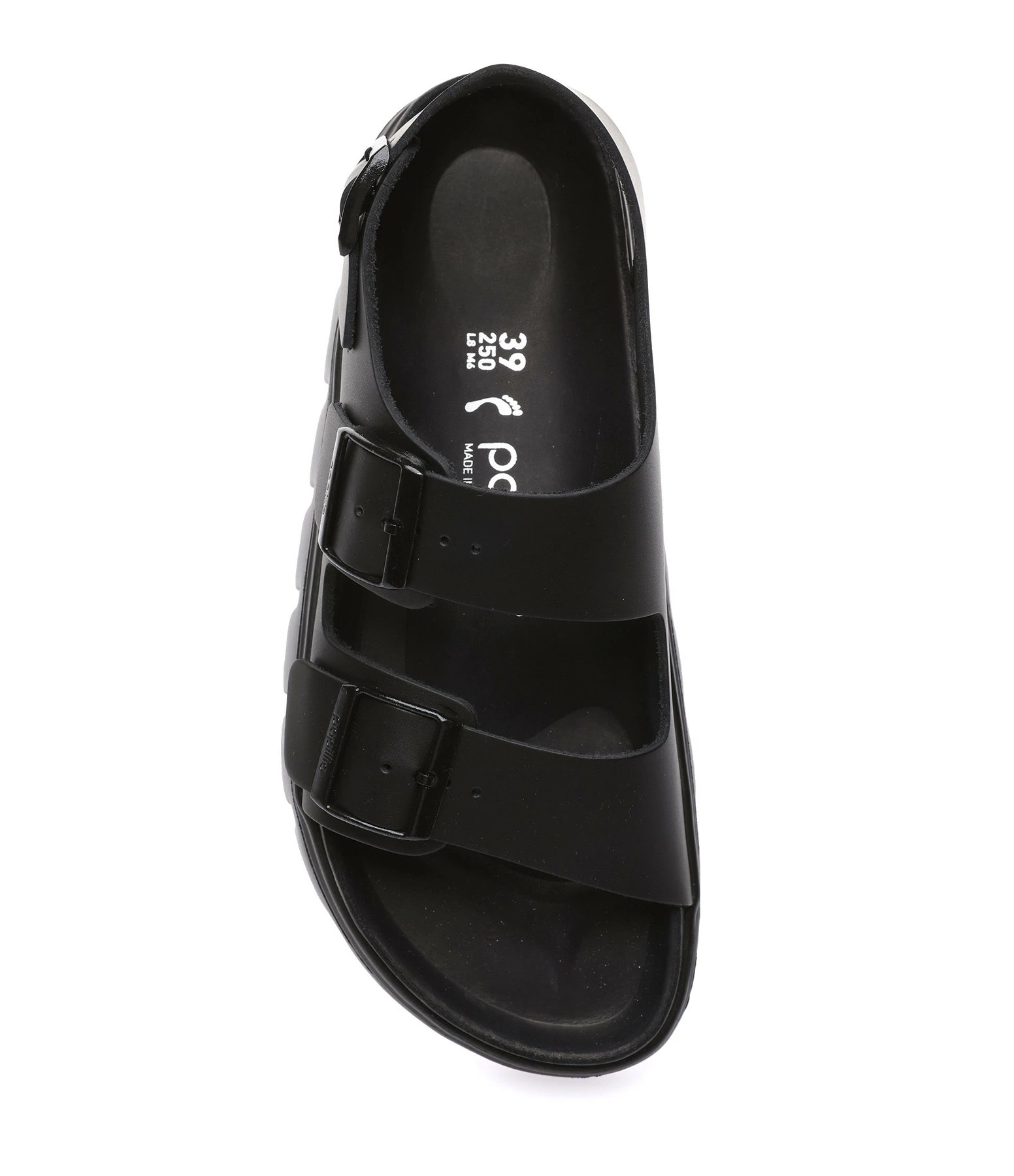 Birkenstock Sandales Milano Chunky Cuir Noir 3 Birkenstock Sandales Milano Chunky Cuir Noir – Image 2