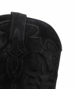 SHILOH HERITAGE Bottes Midnight Cuir Suédé Noir -Golden Goose-boutique bottes midnight black 5