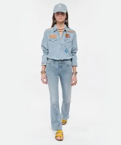 Claris Virot Mules Odette Lézard Clous Jaune -Golden Goose-boutique clari look20220118 157