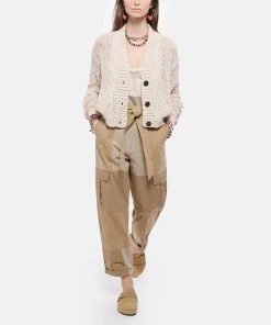 Claris Virot Sabots Georgette Cuir Sable -Golden Goose-boutique clari look20220209 173