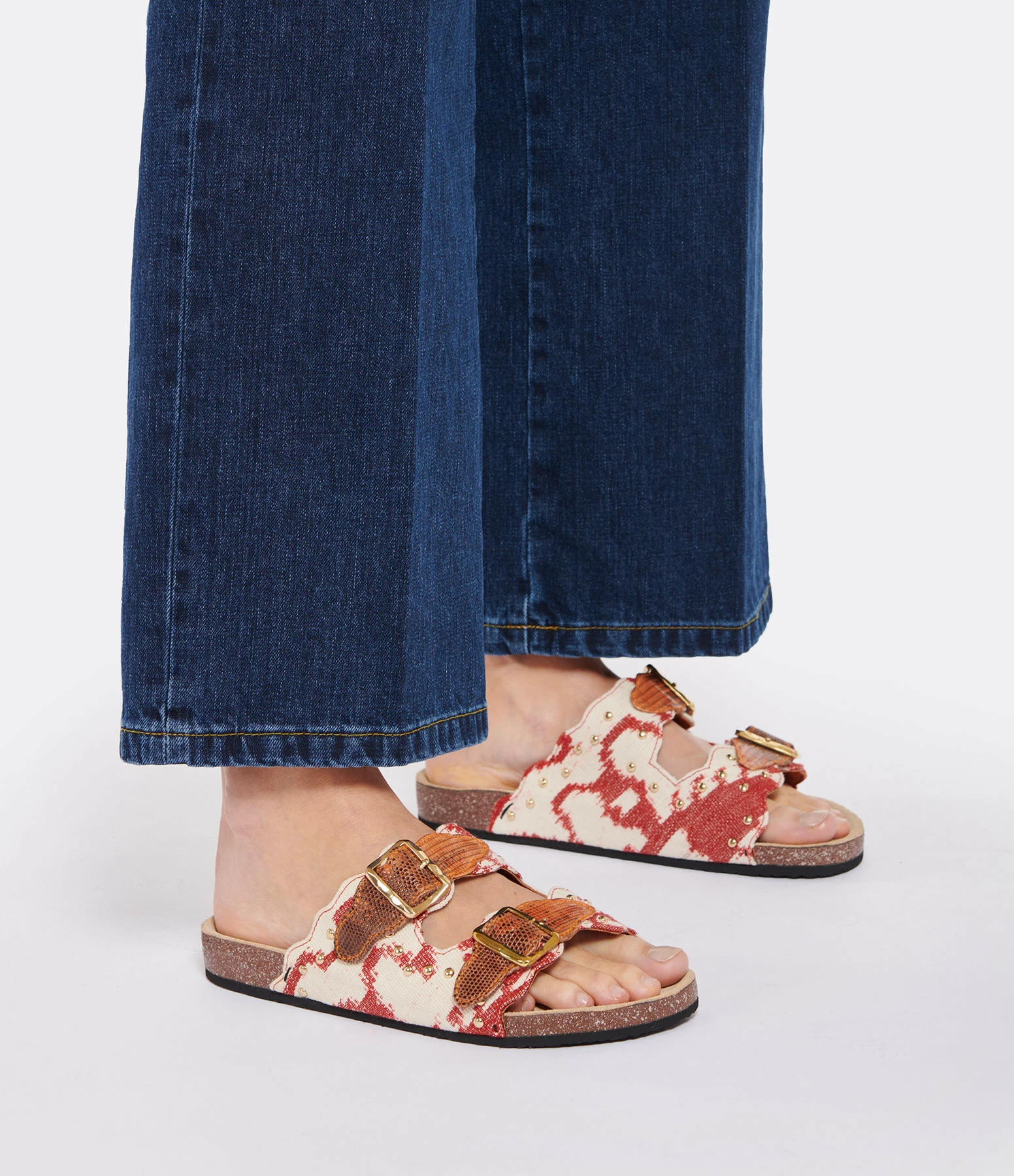 Claris Virot Sandales Odette Rouge 6 Claris Virot Sandales Odette Rouge – Image 4