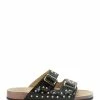 Claris Virot Mules Odette Python Clous Noir Doré -Golden Goose-boutique clari31020 pck20210301 1