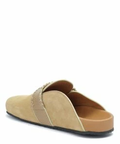 Claris Virot Sabots Georgette Cuir Sable -Golden Goose-boutique clari37584 pck20220203 3