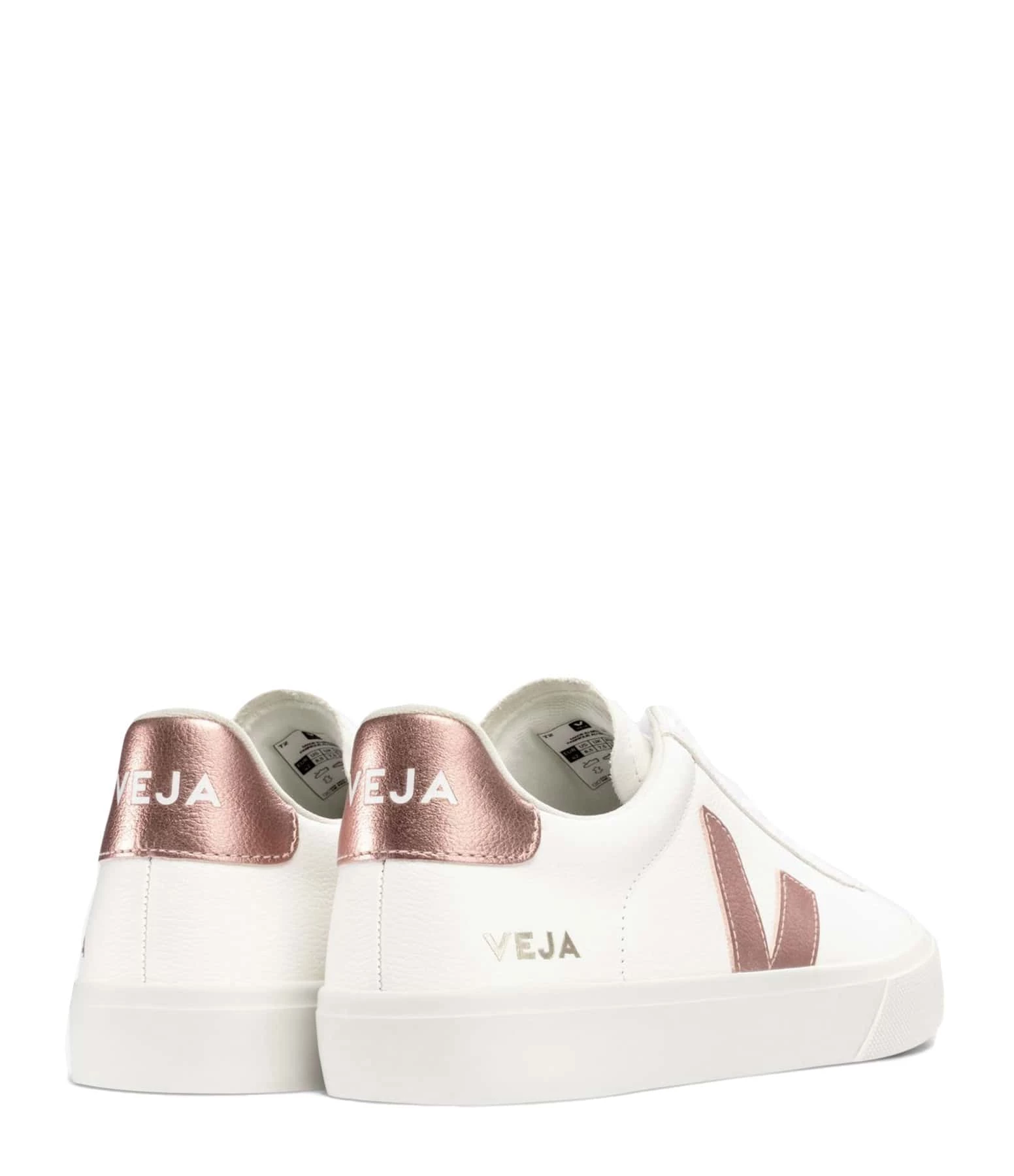 Veja Baskets Campo Chromefree Cuir Extra Blanc Nacre 5 Veja Baskets Campo Chromefree Cuir Extra Blanc Nacre – Image 3