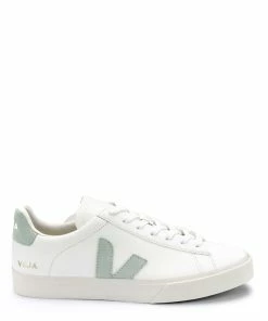 Veja Baskets Campo Chromefree Cuir Extra Blanc Matcha