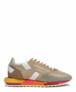 GHOUD VENICE Baskets Running Star Low Mesh Bronze Doré