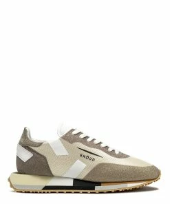 GHOUD VENICE Baskets Running Star Low Mesh Beige Doré