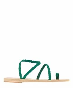 Ancient Greek Sandals Sandales Eleftheria Vert
