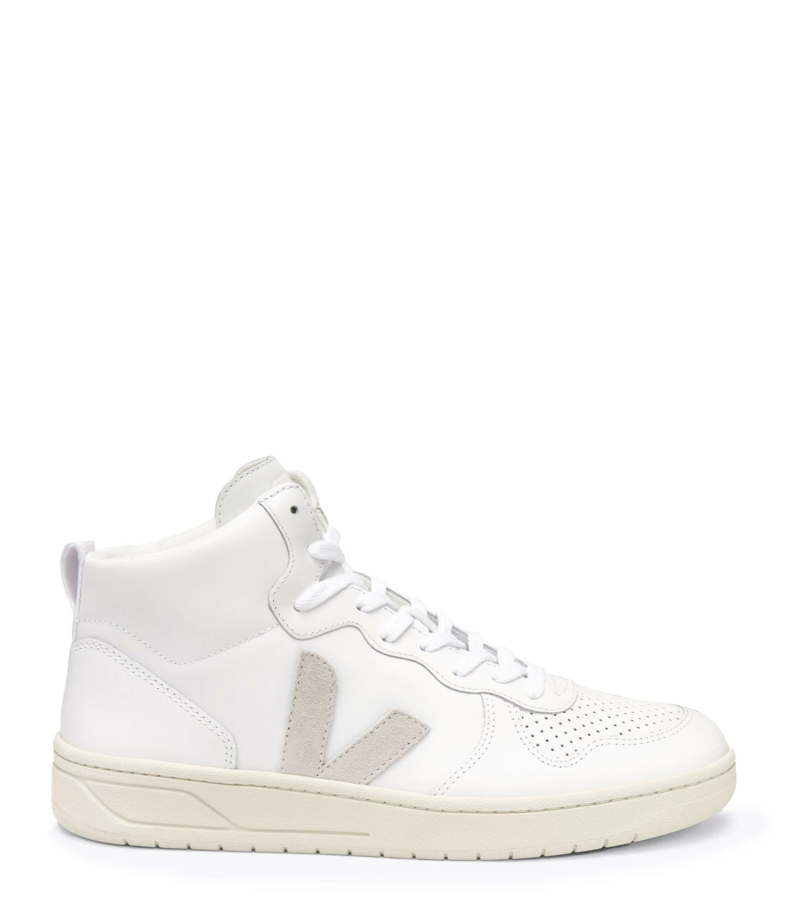 Veja Baskets V-15 Cuir Extra Blanc 3 Veja Baskets V-15 Cuir Extra Blanc