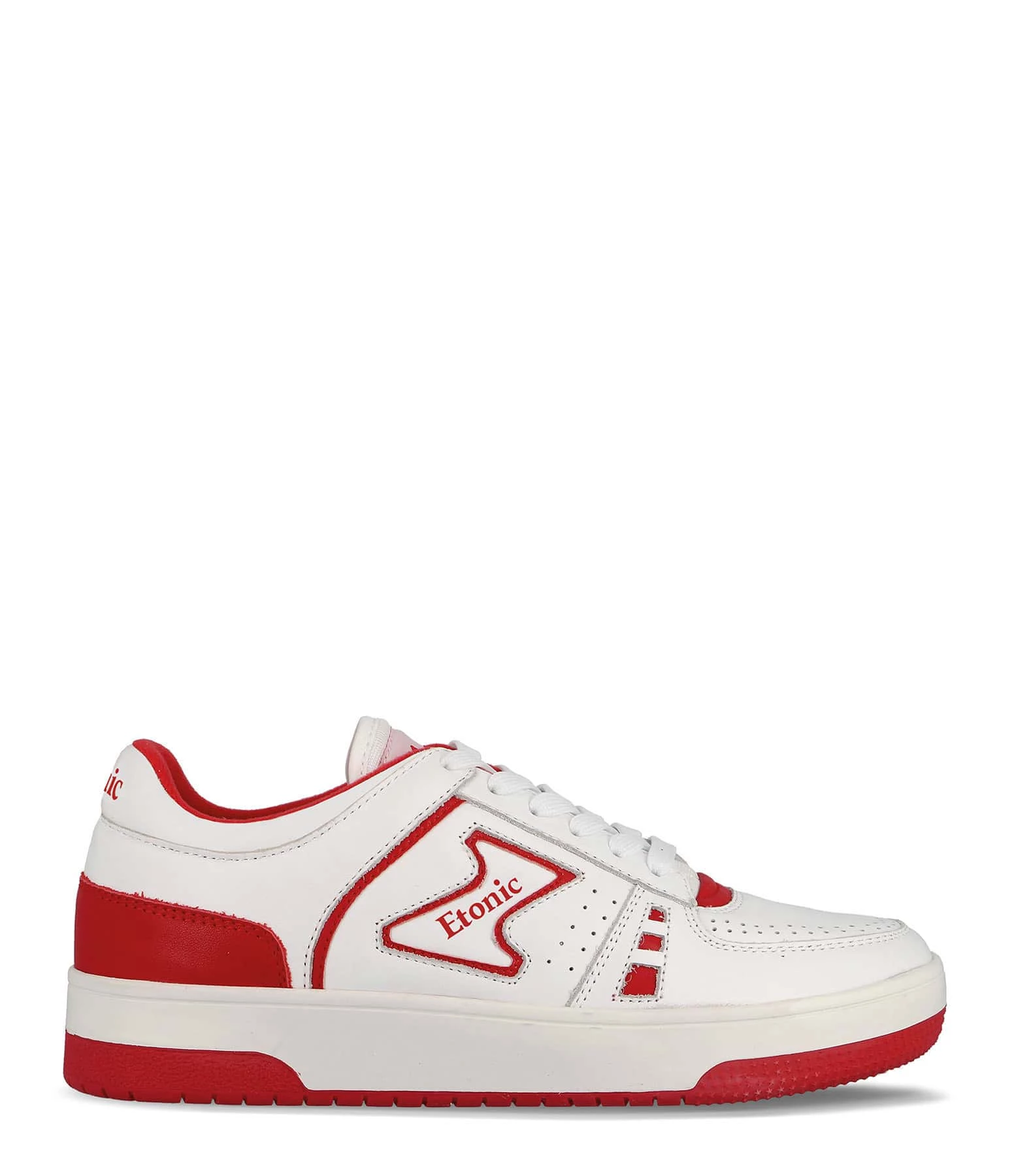 ETONIC Baskets B509 Vintage Blanc Rouge 3 ETONIC Baskets B509 Vintage Blanc Rouge