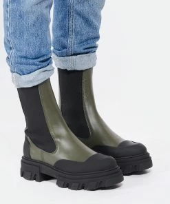 Ganni Bottines Cuir Kalamata -Golden Goose-boutique ganni look20220524 265