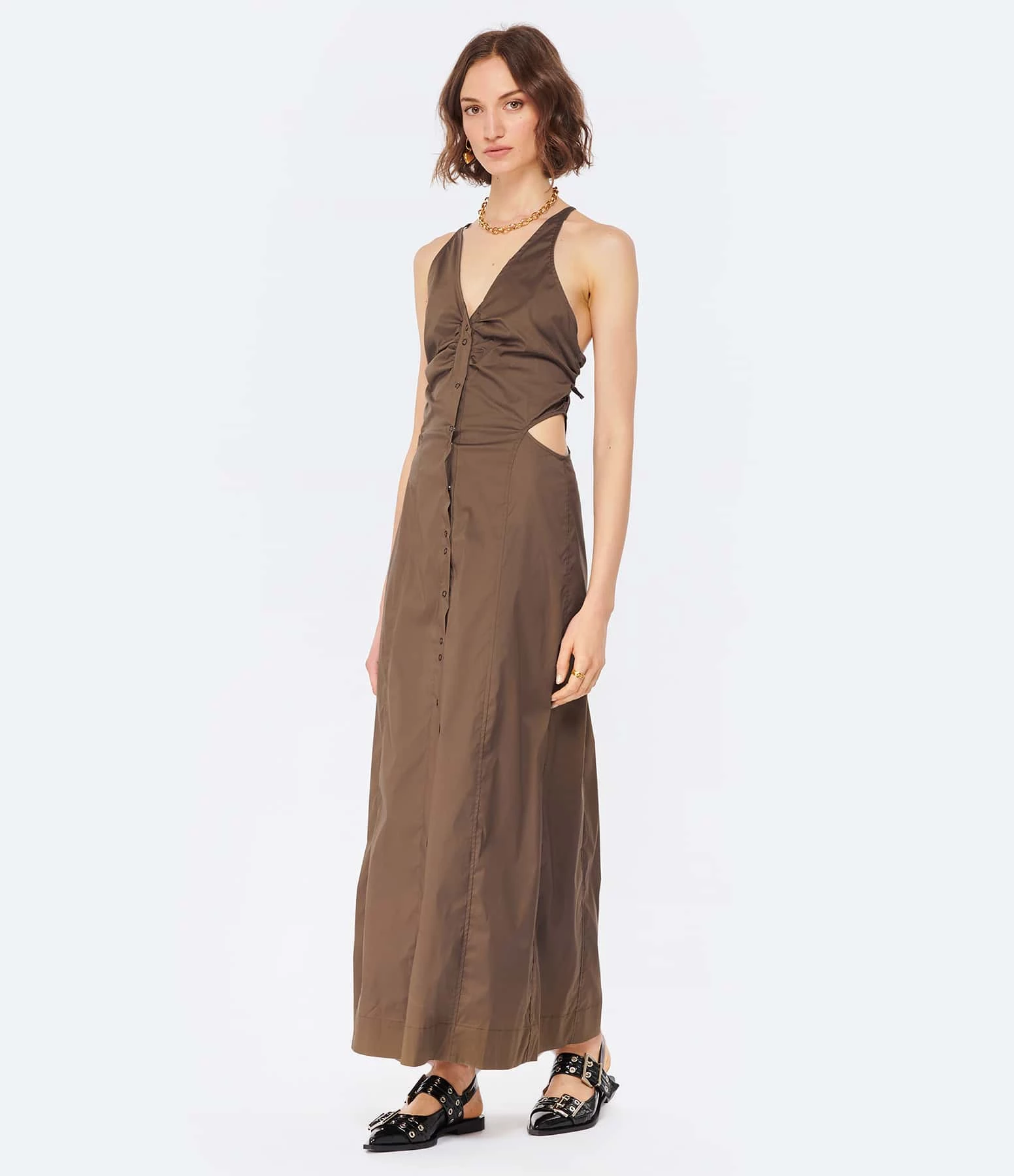 Ganni Sandales Boucles Cuir Noir 10 Ganni Sandales Boucles Cuir Noir – Image 8