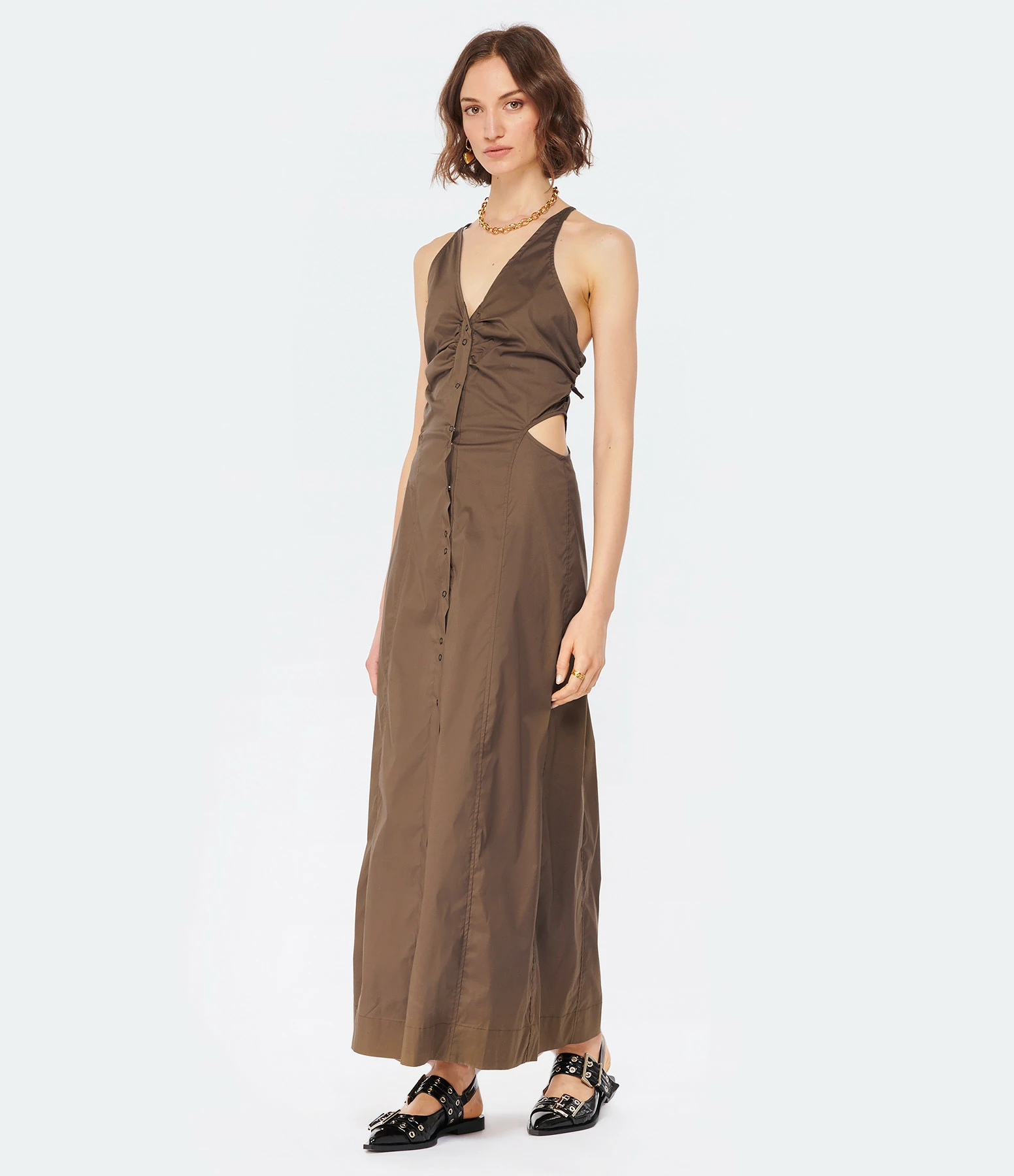 Ganni Sandales Boucles Cuir Noir 10 Ganni Sandales Boucles Cuir Noir – Image 8