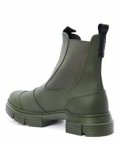 Ganni Bottines Caoutchouc Recyclé Vert Kalamata -Golden Goose-boutique ganni42289 pck20220210 3