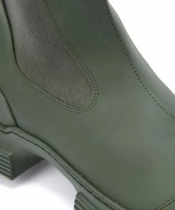 Ganni Bottines Caoutchouc Recyclé Vert Kalamata -Golden Goose-boutique ganni42289 pck20220210 4