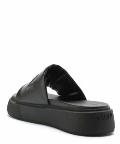 Ganni Mules Sporty Noir -Golden Goose-boutique ganni43653 pck20220524 3