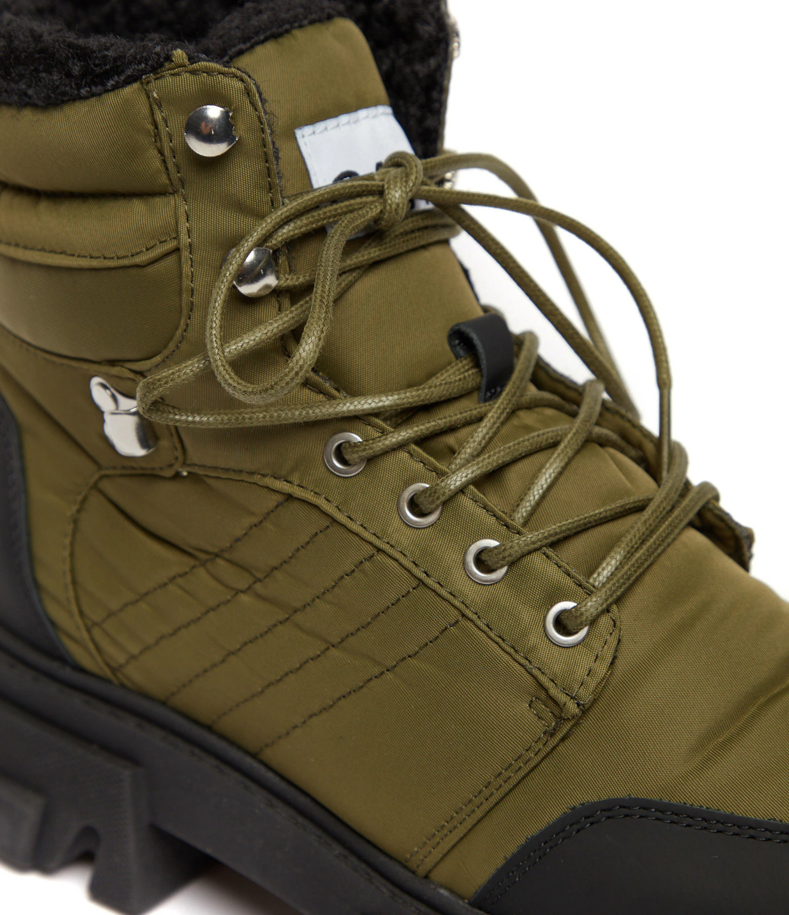 Ganni Bottines Cuir Kalamata Kaki 6 Ganni Bottines Cuir Kalamata Kaki – Image 4