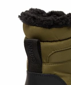 Ganni Bottines Cuir Kalamata Kaki 14 Ganni Bottines Cuir Kalamata Kaki -Golden Goose-boutique ganni47322 pck20221027 5