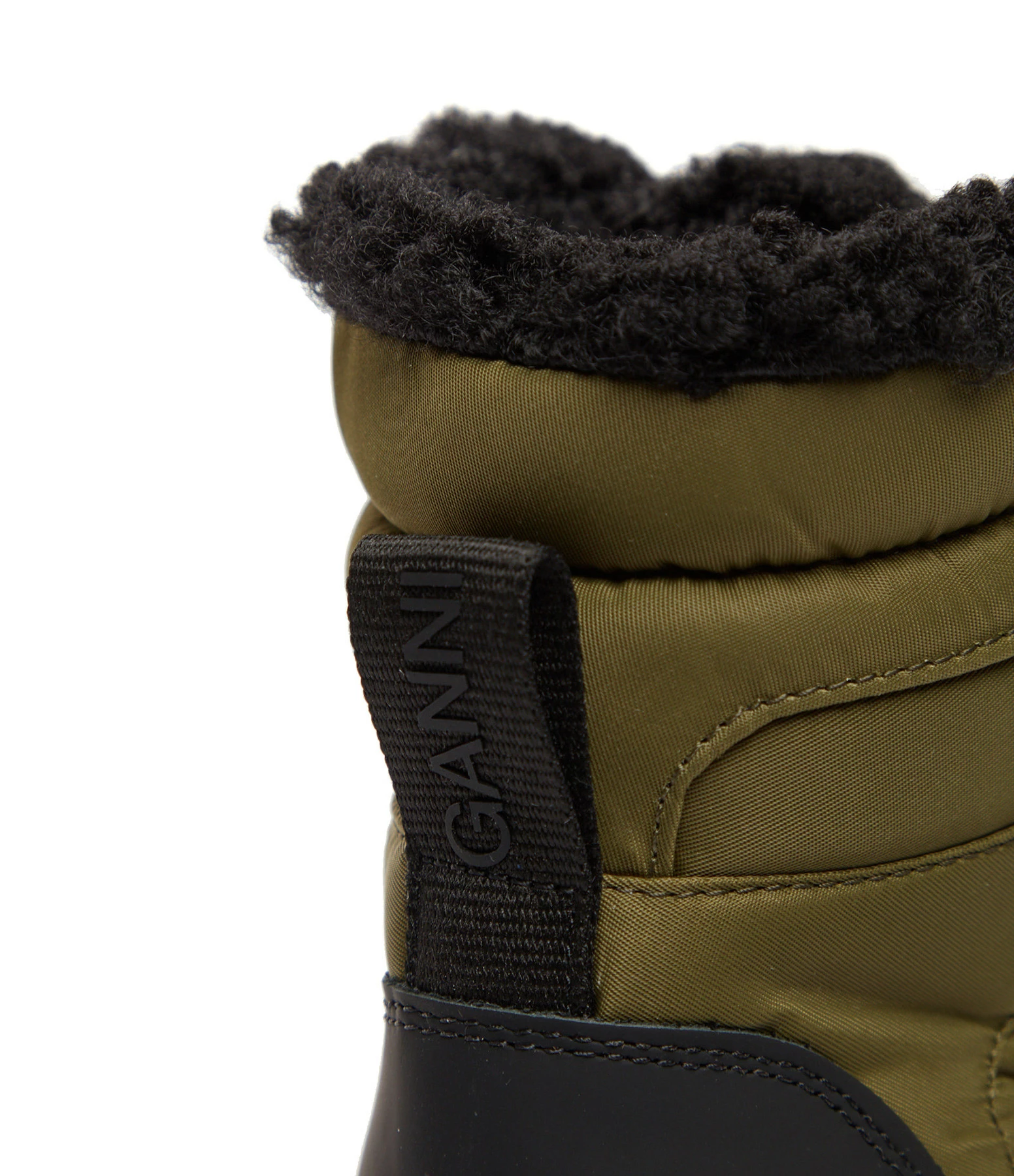 Ganni Bottines Cuir Kalamata Kaki 7 Ganni Bottines Cuir Kalamata Kaki – Image 5