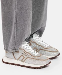 GHOUD VENICE Baskets Running Rush Glitter Argenté -Golden Goose-boutique ghoud look20220812 8