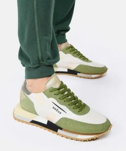 GHOUD VENICE Baskets Star M Mesh Glitter Marron Crème -Golden Goose-boutique ghoud look20221227 156