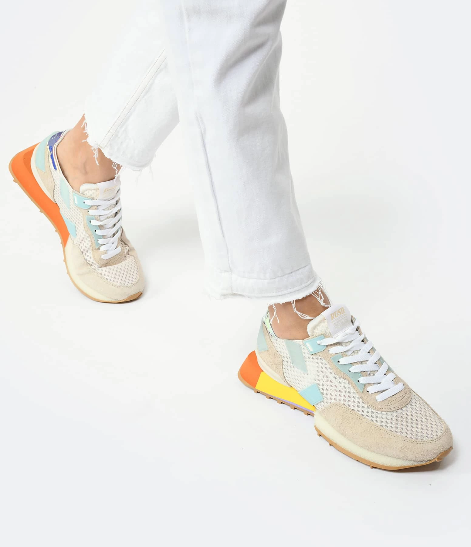 GHOUD VENICE Baskets Rush Groove Cuir Crème 7 GHOUD VENICE Baskets Rush Groove Cuir Crème – Image 5