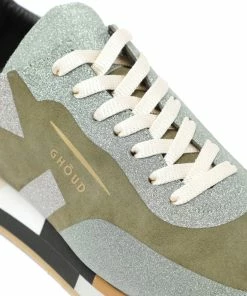 GHOUD VENICE Baskets Rush Low Cuir Suédé Glitter Militaire 11 GHOUD VENICE Baskets Rush Low Cuir Suédé Glitter Militaire -Golden Goose-boutique ghoud35107 pck202106 4