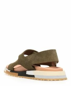 GHOUD VENICE Sandales Atelier Cuir Suédé Kaki -Golden Goose-boutique ghoud48845 pck20230104 4