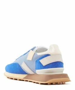 GHOUD VENICE Baskets Rush Groove Mesh Cuir Suédé Bleu -Golden Goose-boutique ghoud48851 pck20221207 3