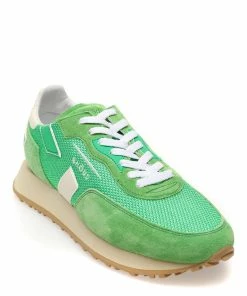 GHOUD VENICE Baskets Rush One Mesh Cuir Vert -Golden Goose-boutique ghoud48856 pck20221229 3