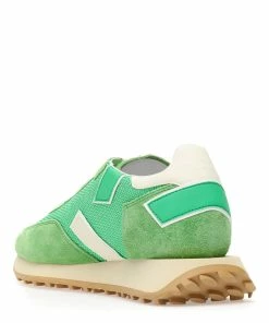 GHOUD VENICE Baskets Rush One Mesh Cuir Vert -Golden Goose-boutique ghoud48856 pck20221229 4