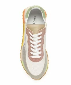 GHOUD VENICE Baskets Star M Mesh Glitter Crème Vert -Golden Goose-boutique ghoud48860 pck20221226 2 1