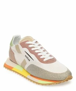 GHOUD VENICE Baskets Star M Mesh Glitter Crème Vert -Golden Goose-boutique ghoud48860 pck20221226 3 1