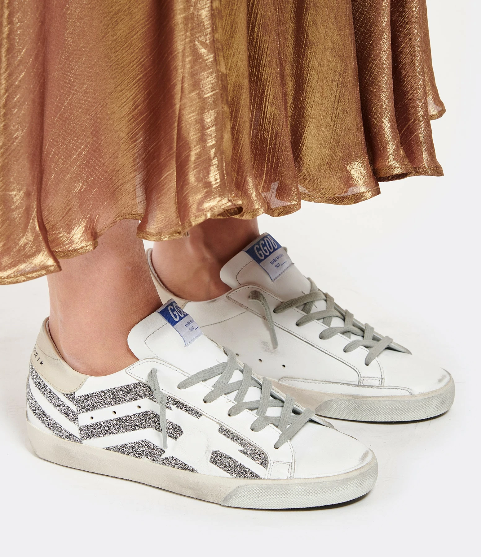 Golden Goose Baskets Superstar Rayures Léopard 7 Golden Goose Baskets Superstar Rayures Léopard – Image 5