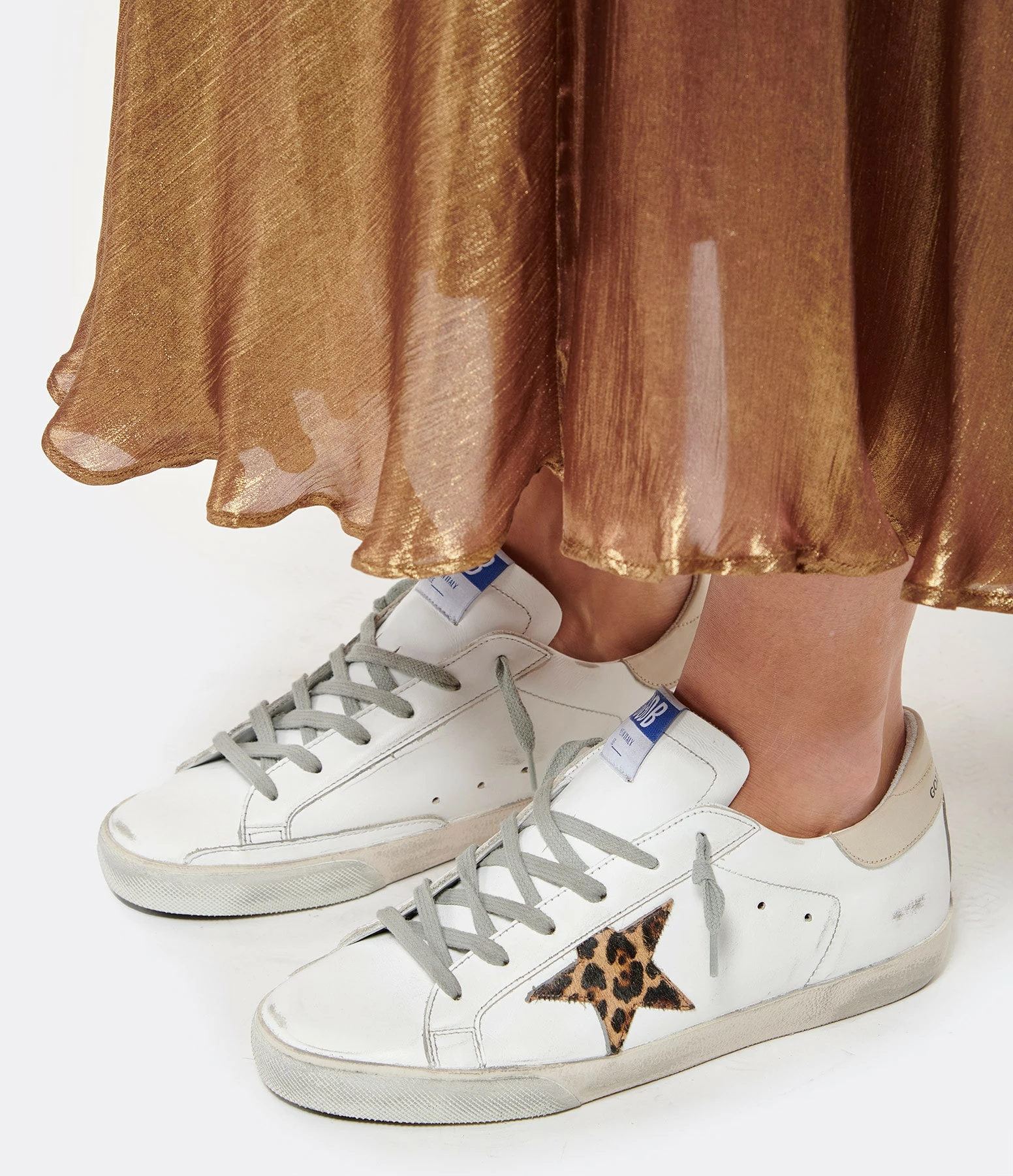 Golden Goose Baskets Superstar Rayures Léopard 8 Golden Goose Baskets Superstar Rayures Léopard – Image 6