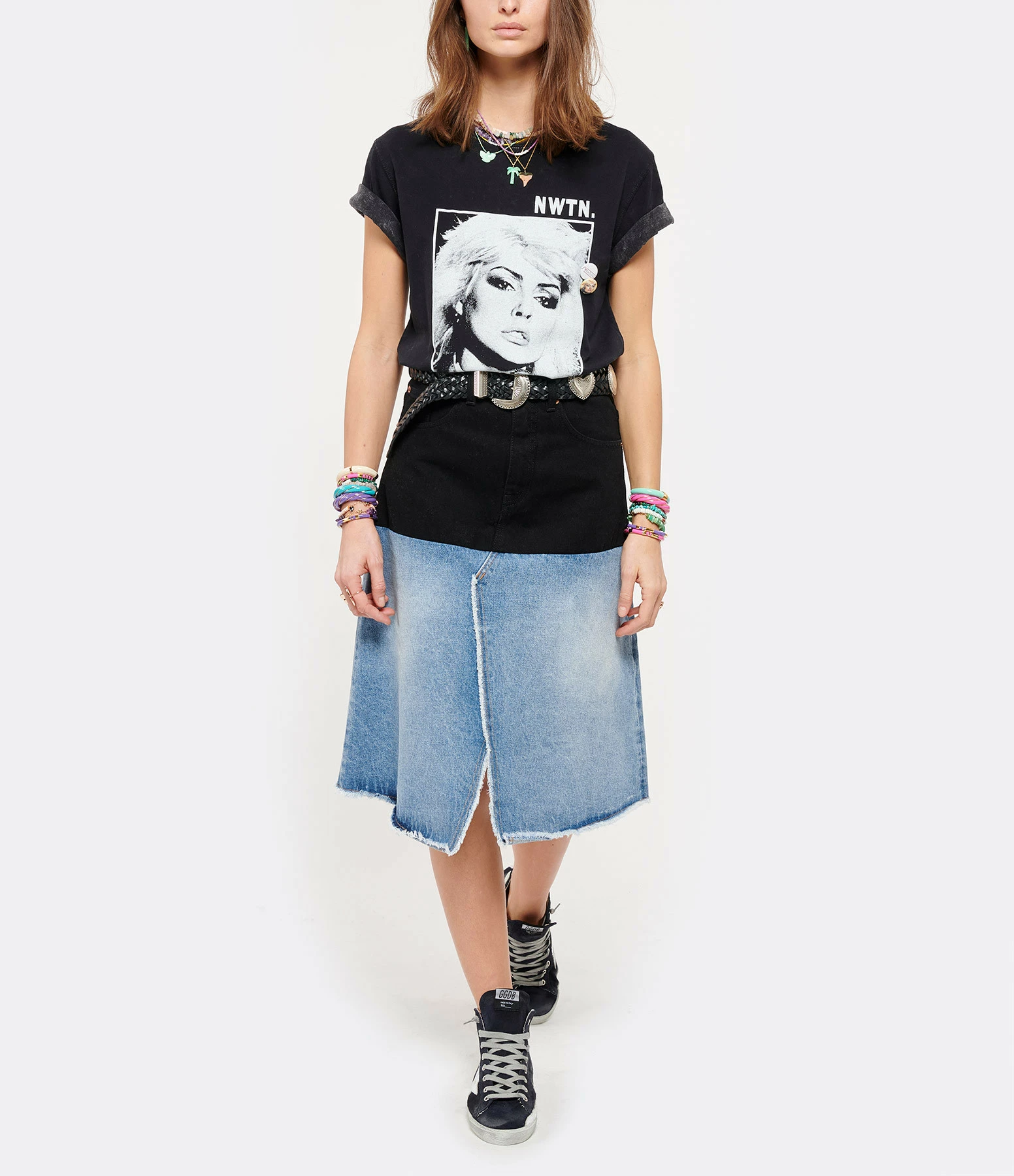 Golden Goose Baskets Francy Cuir Suédé Bleu Nuit 8 Golden Goose Baskets Francy Cuir Suédé Bleu Nuit – Image 6