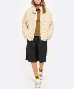 Golden Goose Baskets Superstar Sérigraphié Cuir Blanc Doré -Golden Goose-boutique golde look20210609 85