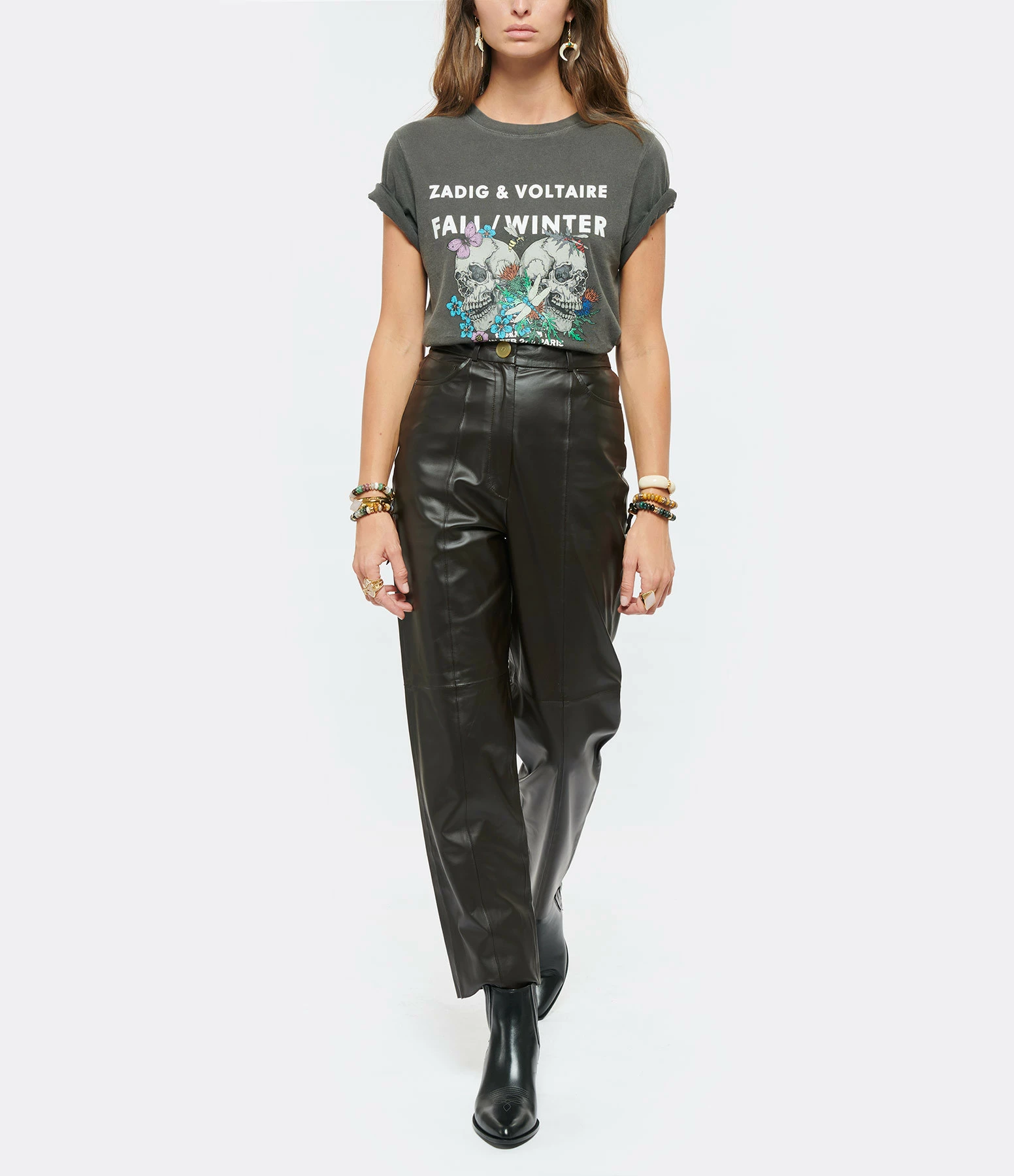 Golden Goose Bottines Sunset Cuir Noir 11 Golden Goose Bottines Sunset Cuir Noir – Image 9