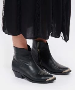 Golden Goose Bottines Young Cuir Noir -Golden Goose-boutique golde look20210802 39 1