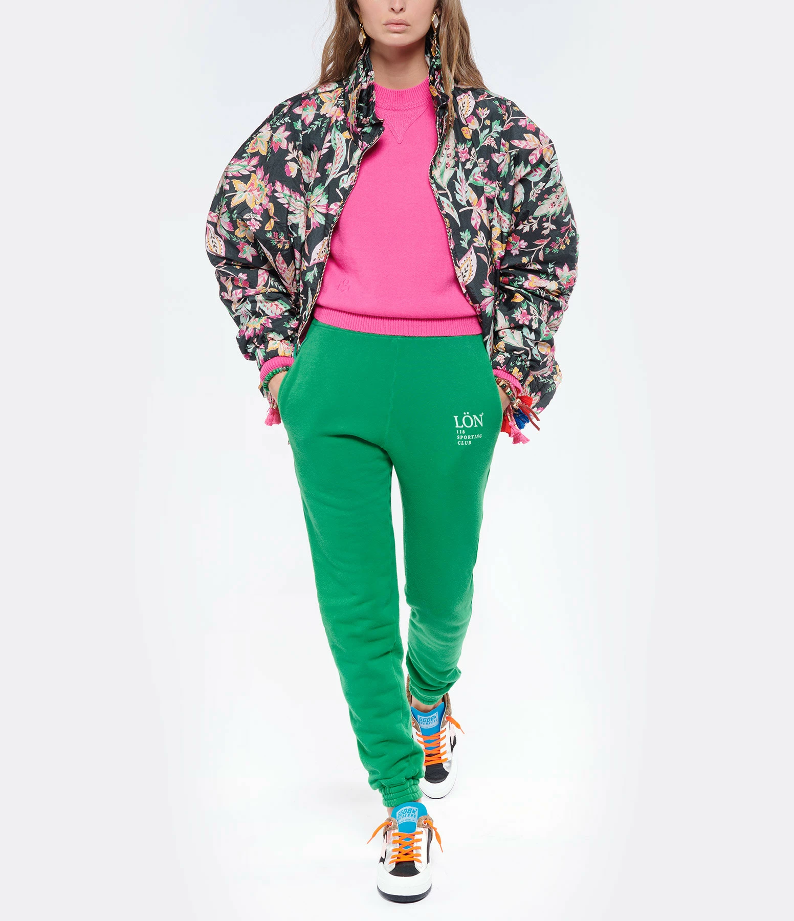 Golden Goose Baskets Yeah Cuir Suédé Léopard Multicolore 11 Golden Goose Baskets Yeah Cuir Suédé Léopard Multicolore – Image 9