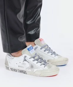Golden Goose Baskets Superstar Sérigraphie Cuir Blanc -Golden Goose-boutique golde look20210928 189