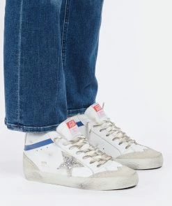Golden Goose Baskets Mid Star Cuir Blanc Glitter 11 Golden Goose Baskets Mid Star Cuir Blanc Glitter -Golden Goose-boutique golde look20210928 57
