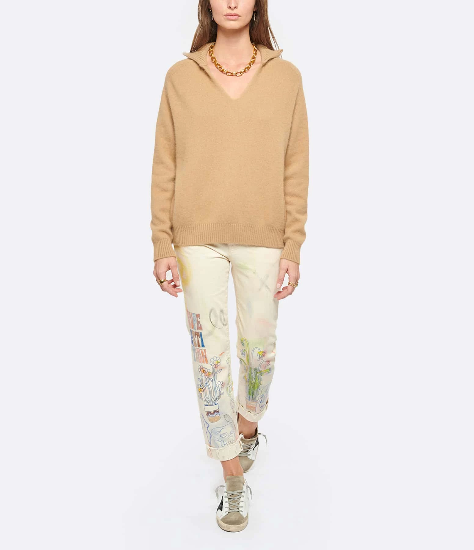 Golden Goose Baskets Superstar Cuir Blanc Glitter Violet 8 Golden Goose Baskets Superstar Cuir Blanc Glitter Violet – Image 6